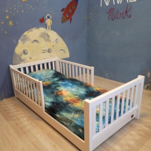 Floor Bed- Twin Sized with Rails