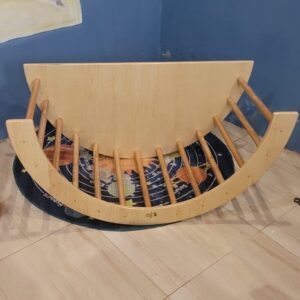 Climbing Arch/Rocker/Table with Dowels (Natural Finish)