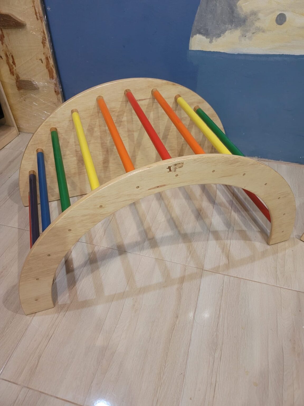 Climbing Arch/Rocker/Table with Dowels (Natural Finish) - Freedom ...