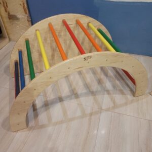 Climbing Arch/Rocker/Table with Dowels (Coloured)