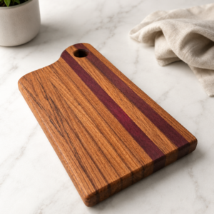 Edge Grain & Purple Heart Cutting Board